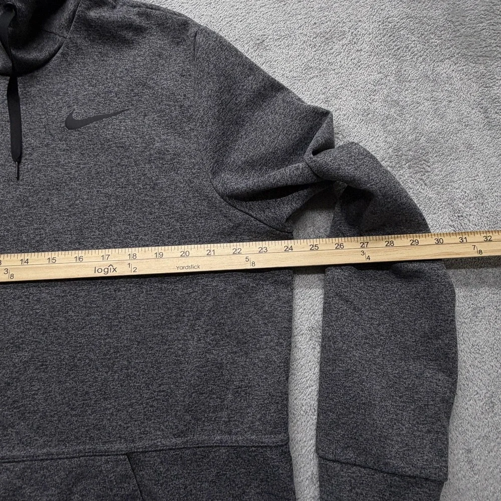 Nike Hoodie Mens Extra Large Gray Pullover Swoosh Athletic Fleece‎ CU6214-071